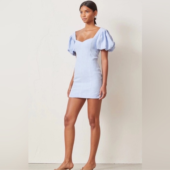 Bec and Bridge Anika Mini Dress in Blue - Picture 3 of 6